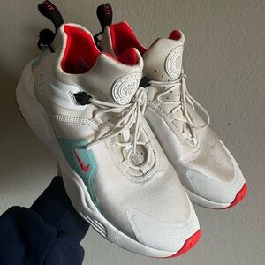 Nike Air Huarache White Lace Up Casual Running‎ Gym Shoes A03172-100 Womens 11